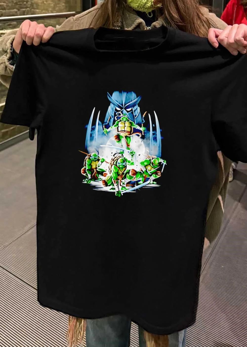 TMNT Shredder Combat Ninja Turtles Fighting Graphic shirt