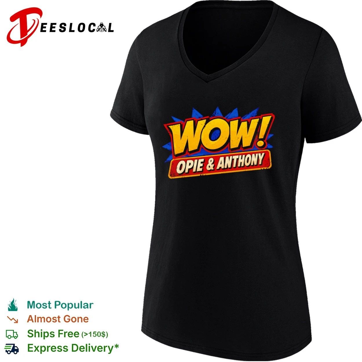 Wow! Opie & Anthony Retro Comic Pop Art T-shirt