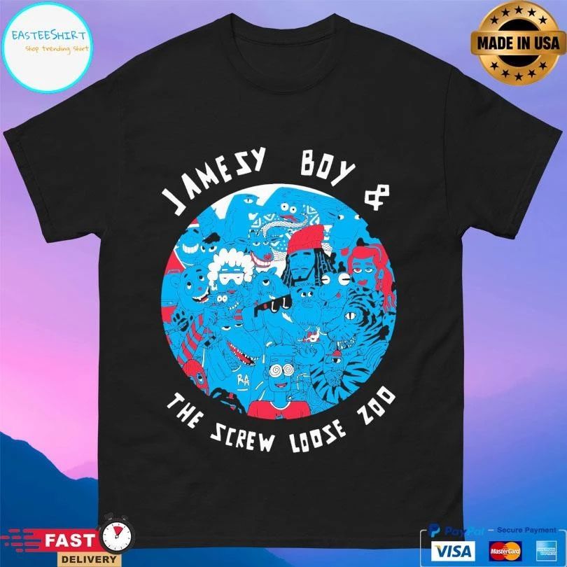 Jamesy Boy And The Screw Loose Zoo T-shirts