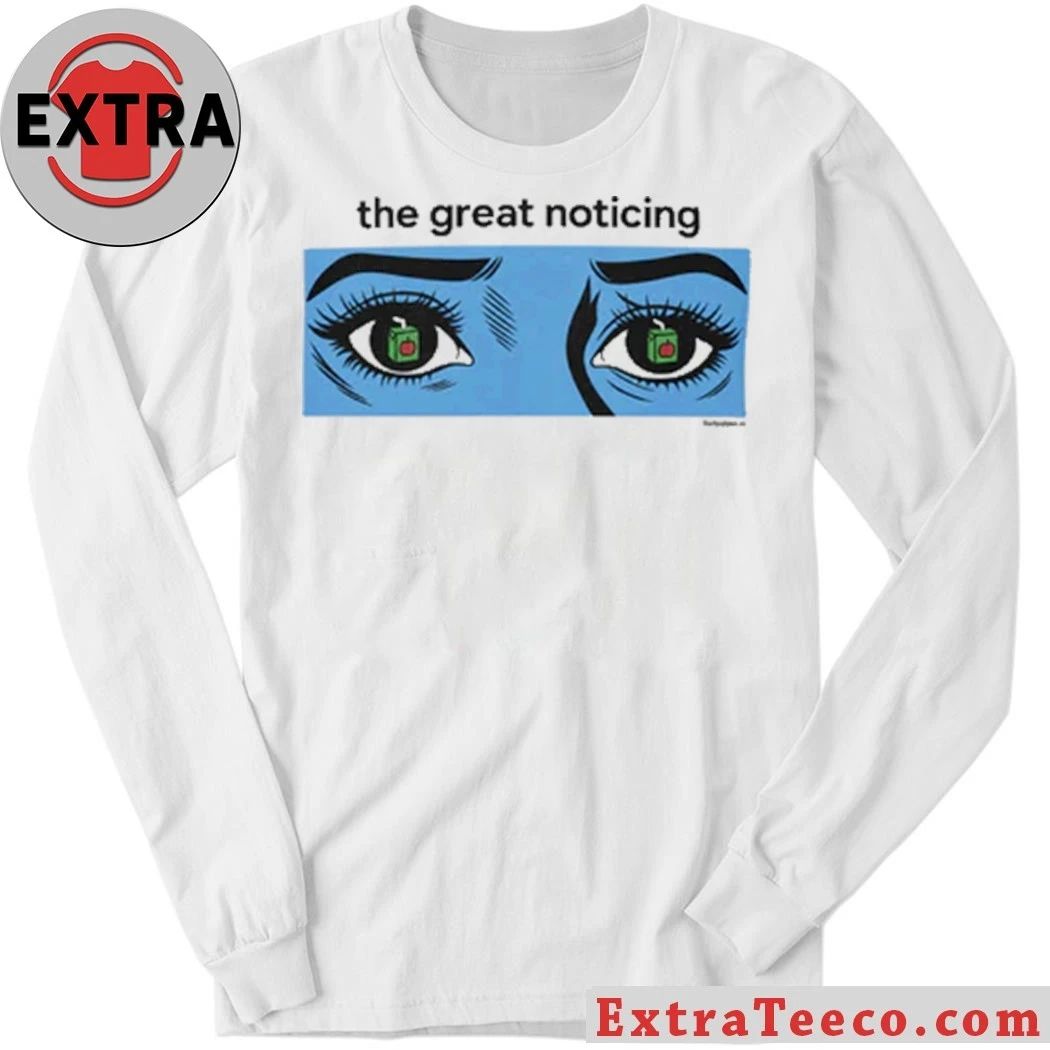 The Great Noticing Ice Blue Edition oversized box T-Shirt