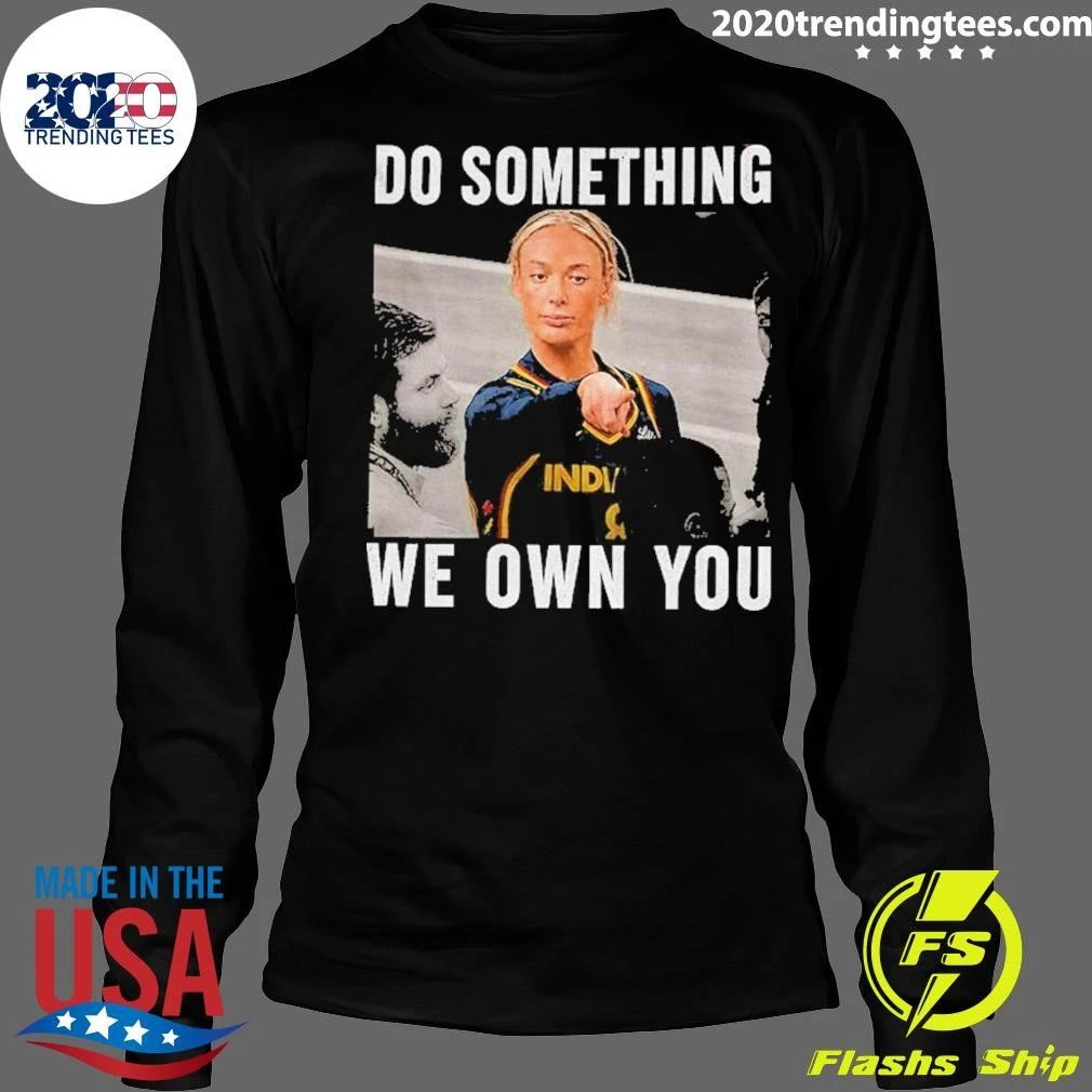Sophie Cunningham Point God Indiana Fever Wnba 2026 Do Something We Own You Shirt