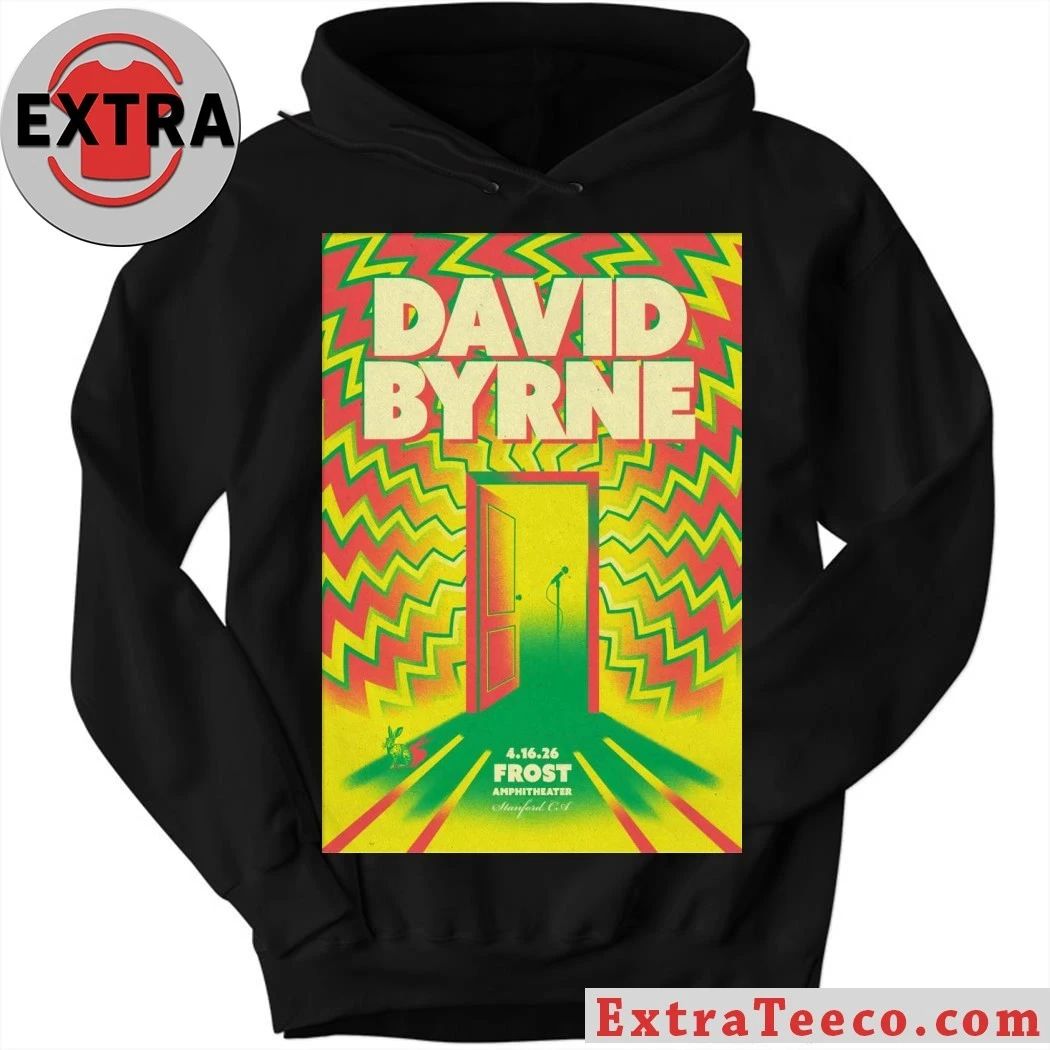 David Byrne In Stanford CA On April 16 2026 Poster Shirt