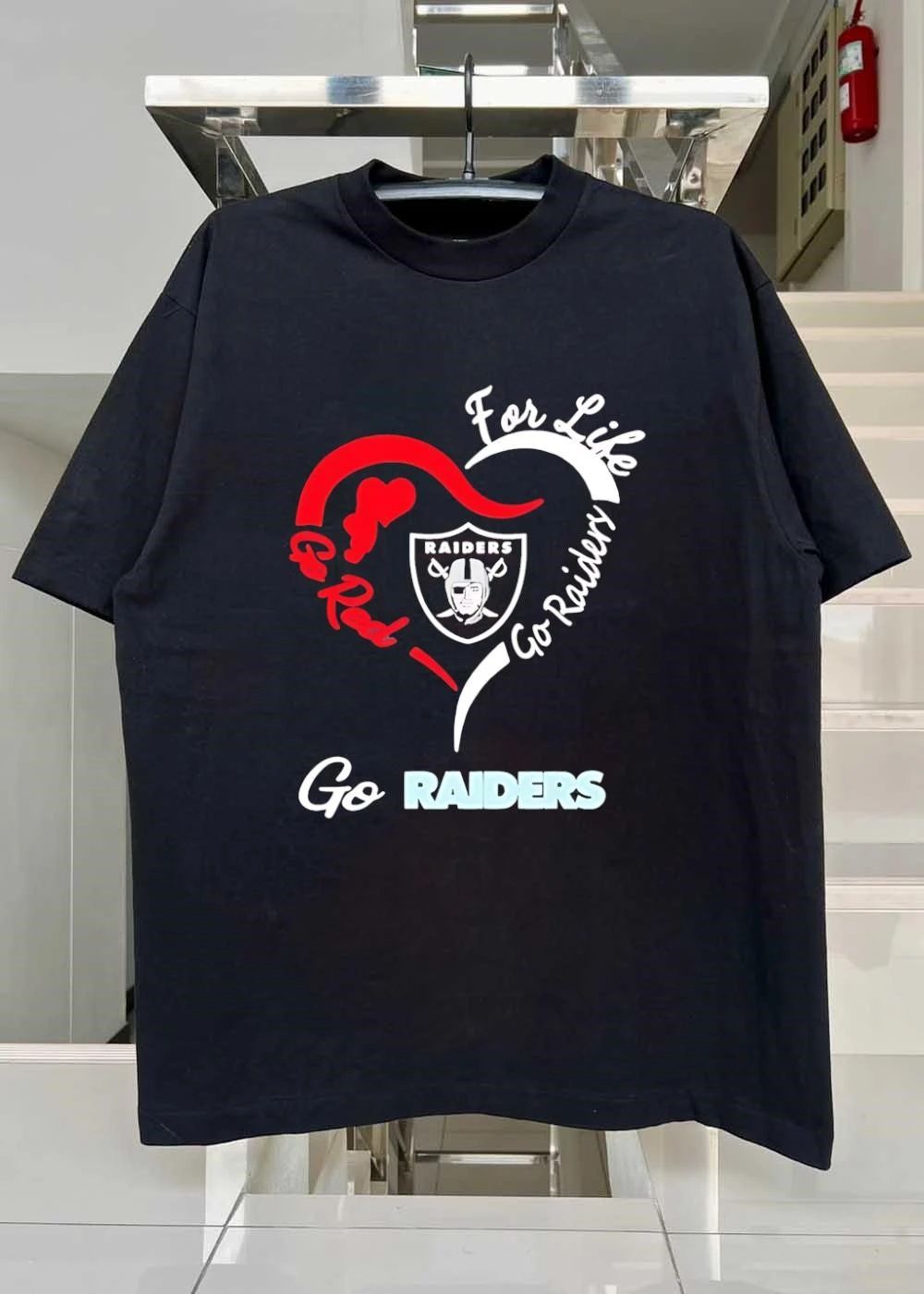 Go Red for Life Raiders T-Shirt