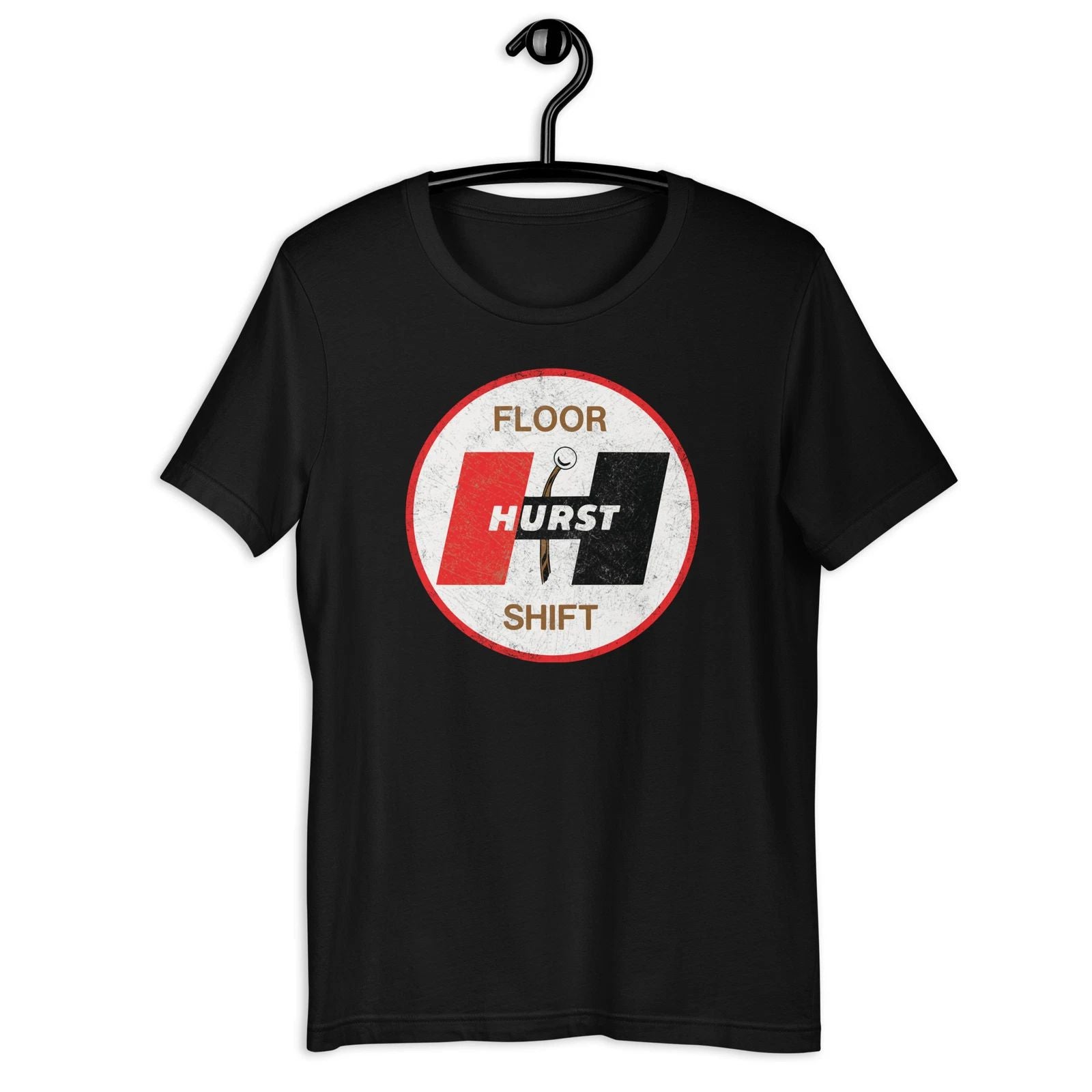 Hurst-Inspired Floor Shifter Logo Unisex Tee S M L XL 2XL 3XL 4XL 5XL