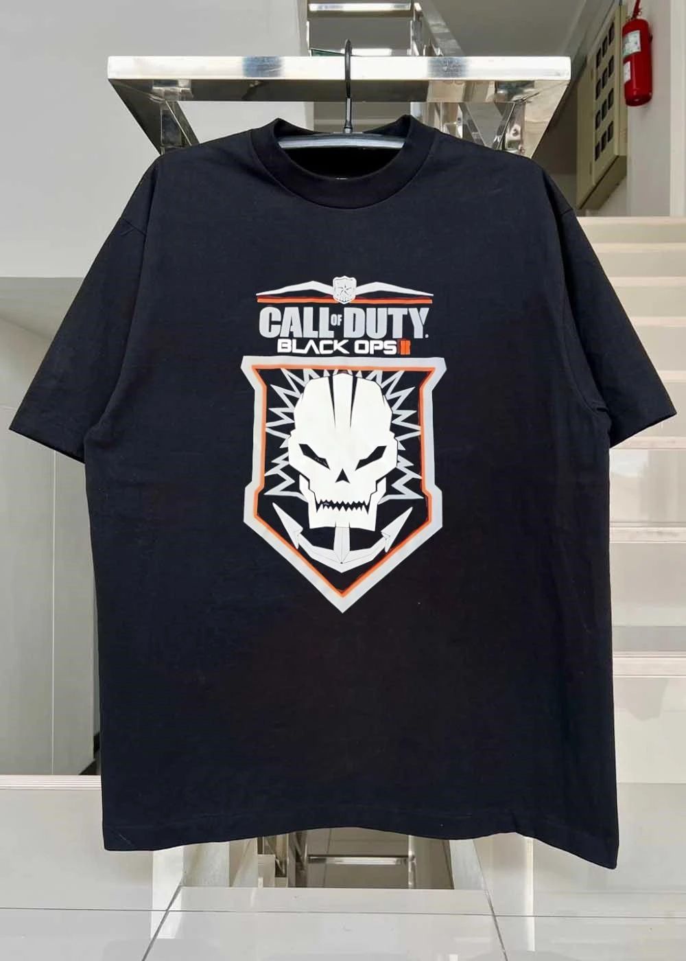 Call of Duty Black Ops II Shield Anchor Skull Logo T-Shirt