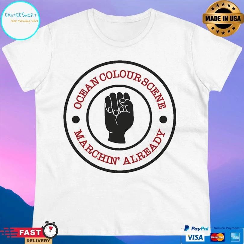 Ocean Colour Scene Marchin’ Already Logo T-shirts