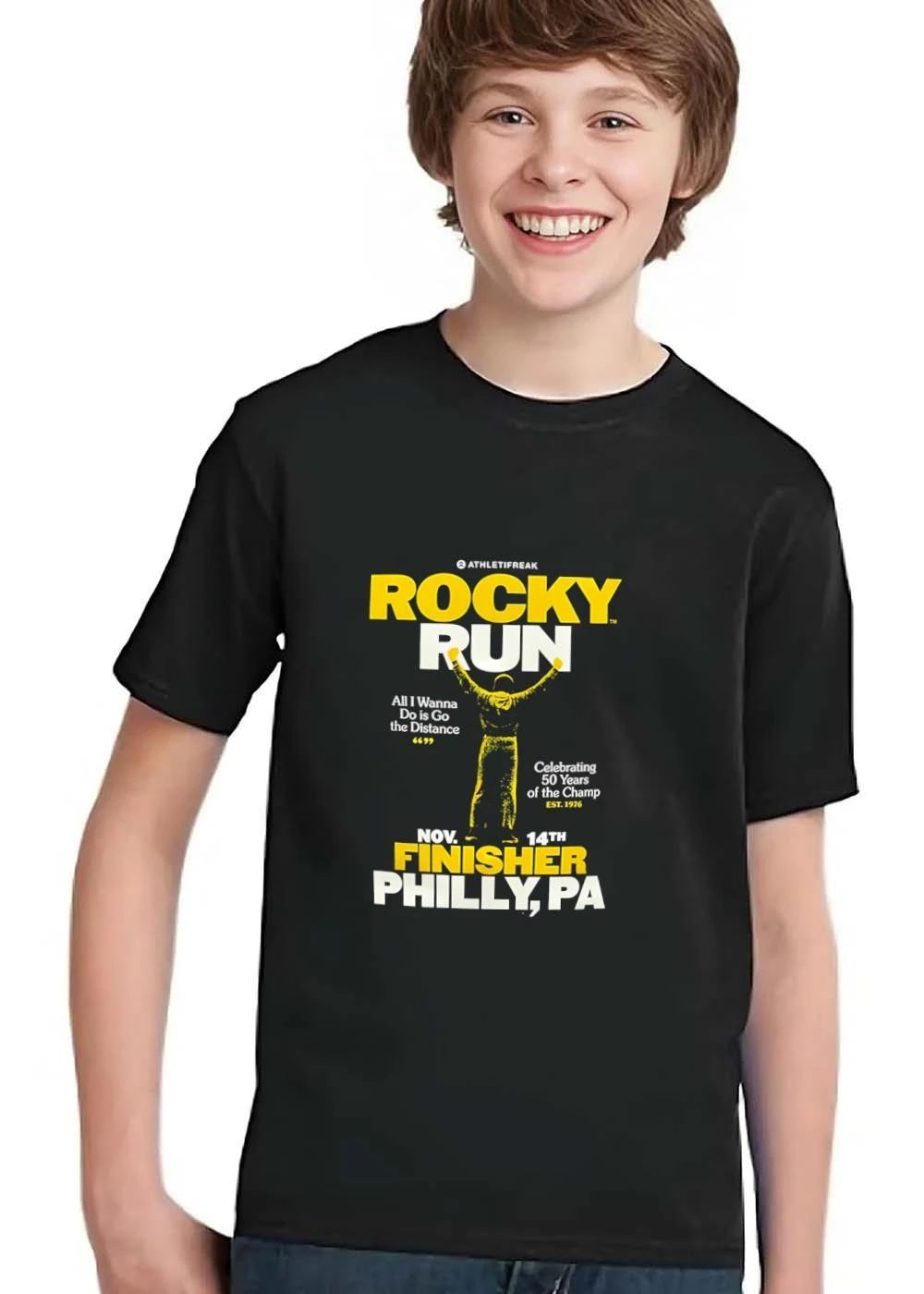 Athletifreak Rocky Run All I Wanna Do Is Go The Distance Est 1976 shirt