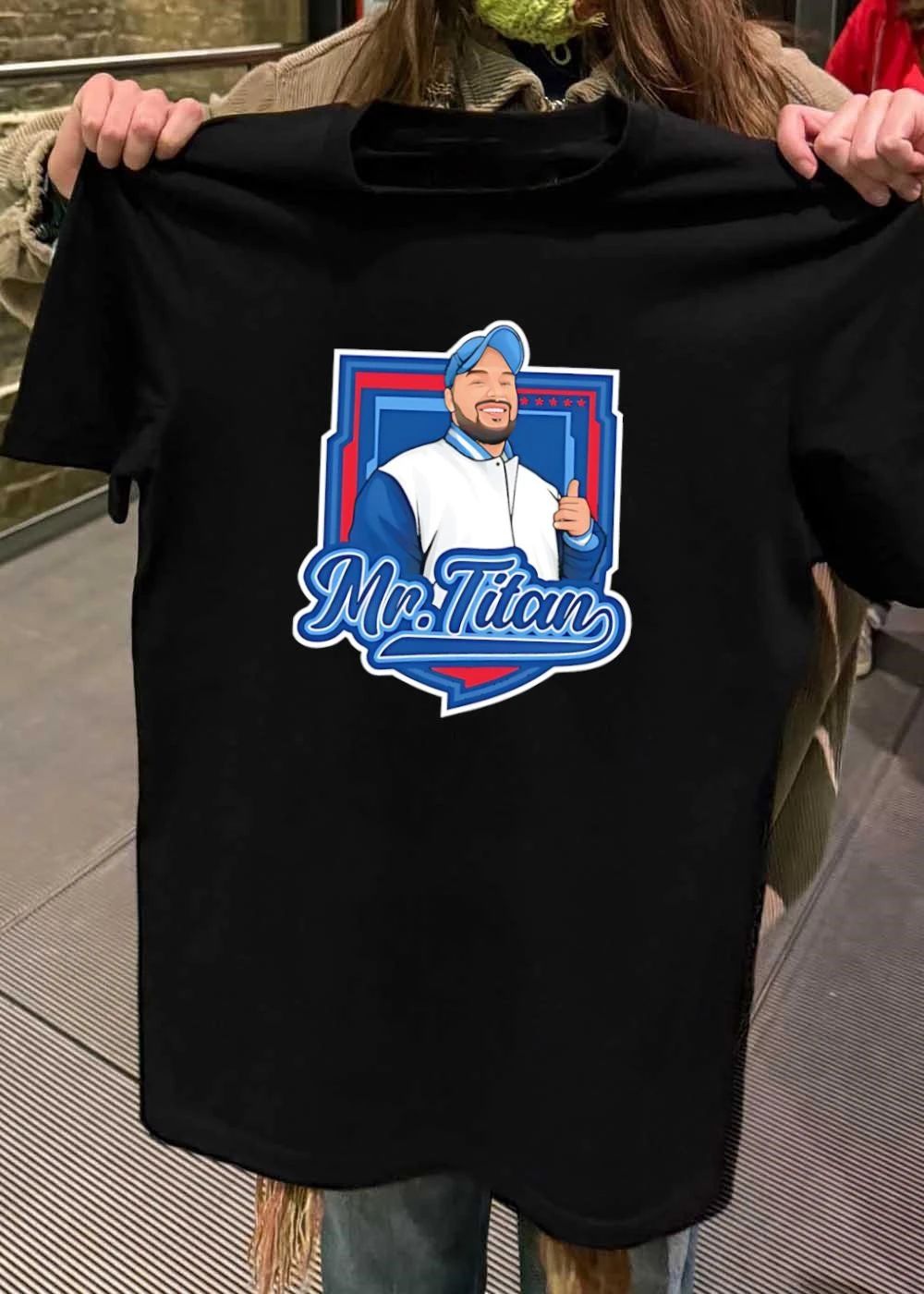 Mr Titan Man Wearing Hat Giving Thumbs Up Mr Titan shirt