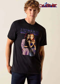 Lingorm Retro Anime Pair Stylish Outfits 3d Block Lettering shirt