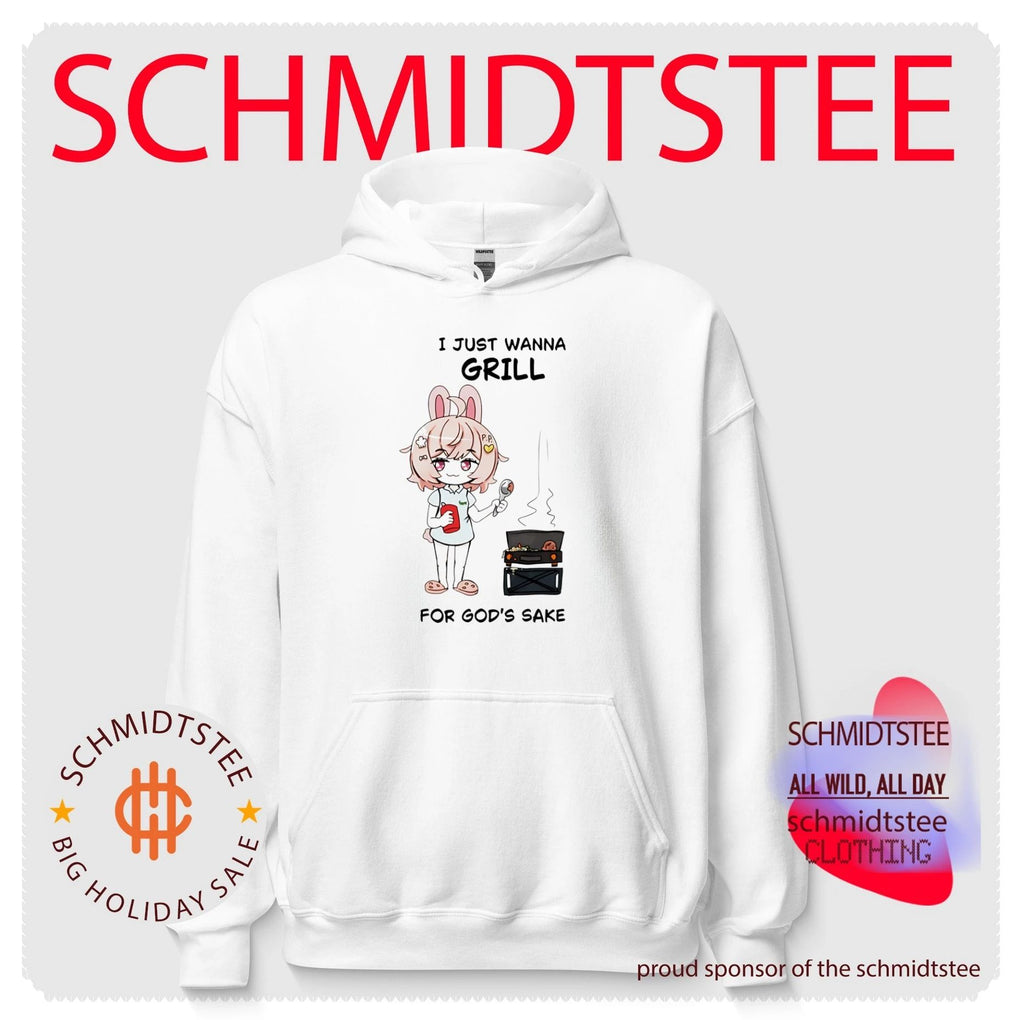 I Just Wanna Grill for God’s Sake anime bunny girl shirt