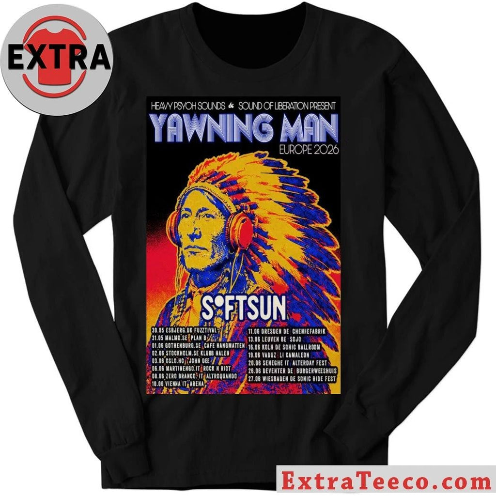 Poster Heavy Psych Sounds And Yawning Man SoftSun Europe 2026 Shirt – Perfect Gift for Men & Women