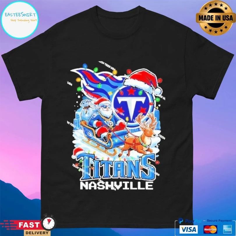 Tennessee Titans Football Nashville Christmas Holiday 2025 T-shirts