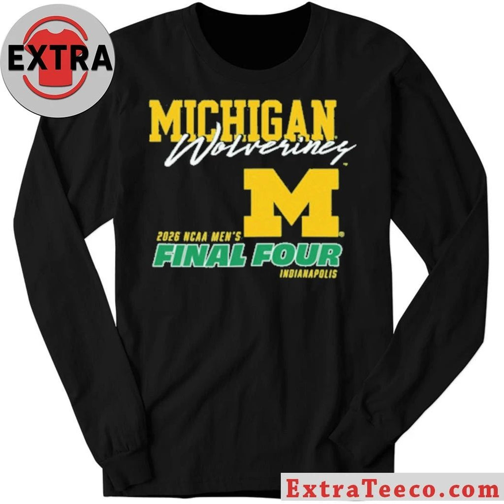 Original Michigan Wolverines 2026 NCAA Men’s Final Four Indianapolis Basketball Logo T-Shirt – Top-Rated Gift for College Basketball Lovers