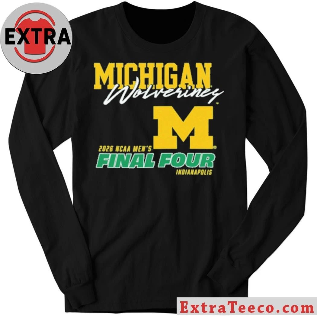 Original Michigan Wolverines 2026 NCAA Men’s Final Four Indianapolis Basketball Logo T-Shirt – Top-Rated Gift for College Basketball Lovers