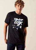 James Cook 4 Running Football Player Stylized Lettering shirt