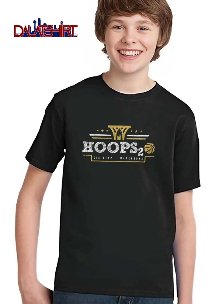Hoops To Dig Deep Waterboys Distressed Hoop Basketball Net Water Drop Stars Logo shirt