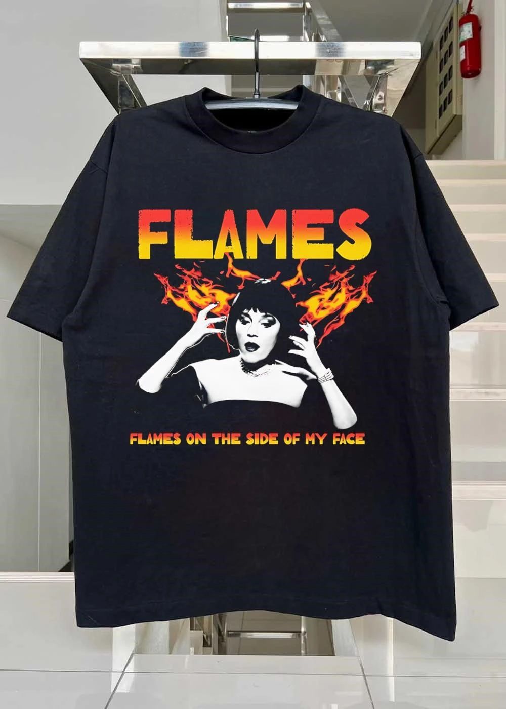 Flames On The Side Of My Face Clue Movie Quote Shirt