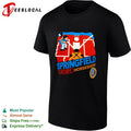 Springfield Lucky Horseshoes The Simpsons T-shirt