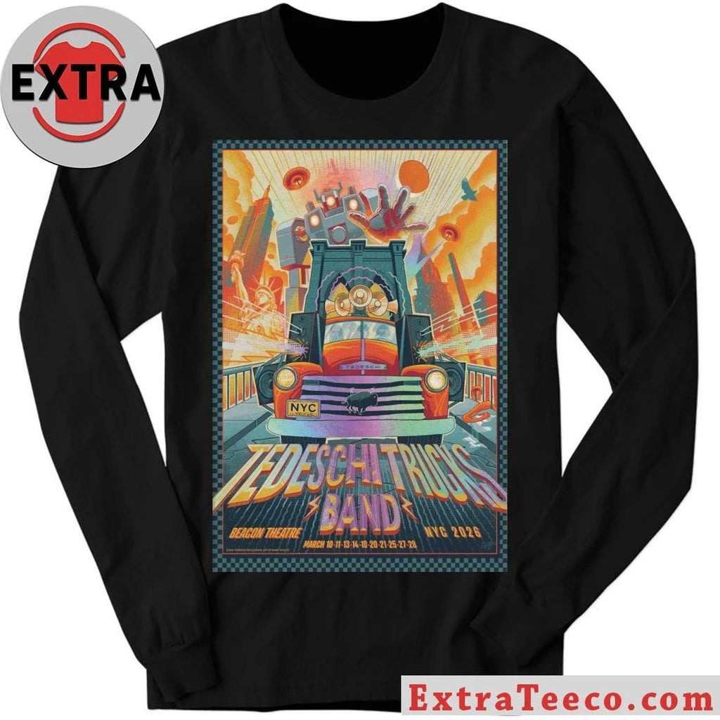 Tedeschi Trucks Band Mar 10-28 2026 Beacon Theatre New York, NY Poster Shirt