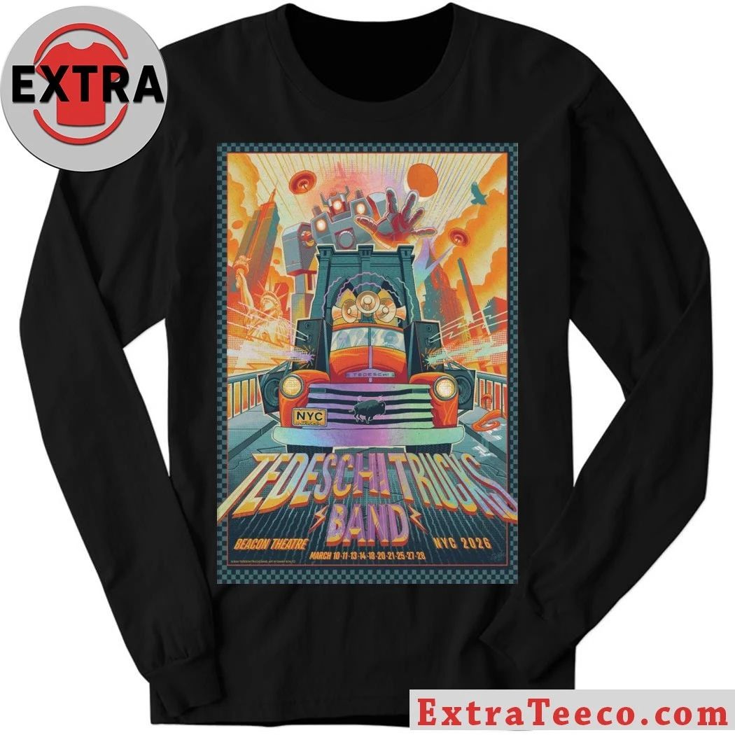 Tedeschi Trucks Band Mar 10-28 2026 Beacon Theatre New York, NY Poster Shirt