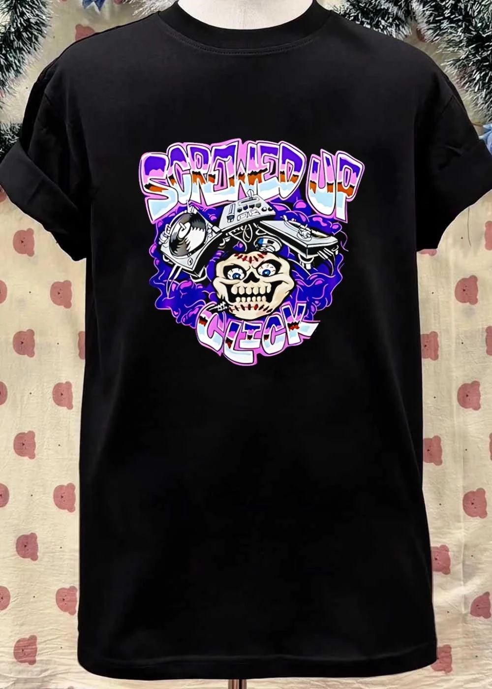 Screwed Up Click DJ Equipment Skull Music Apparel shirt