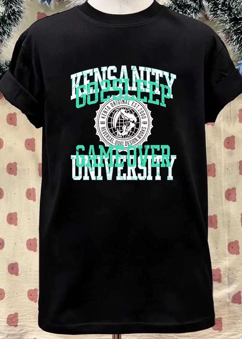 Kenta Original Est 2000 Reversal Dogi Design Works Kensanity Go2Sleep Gameover University T-Shirt