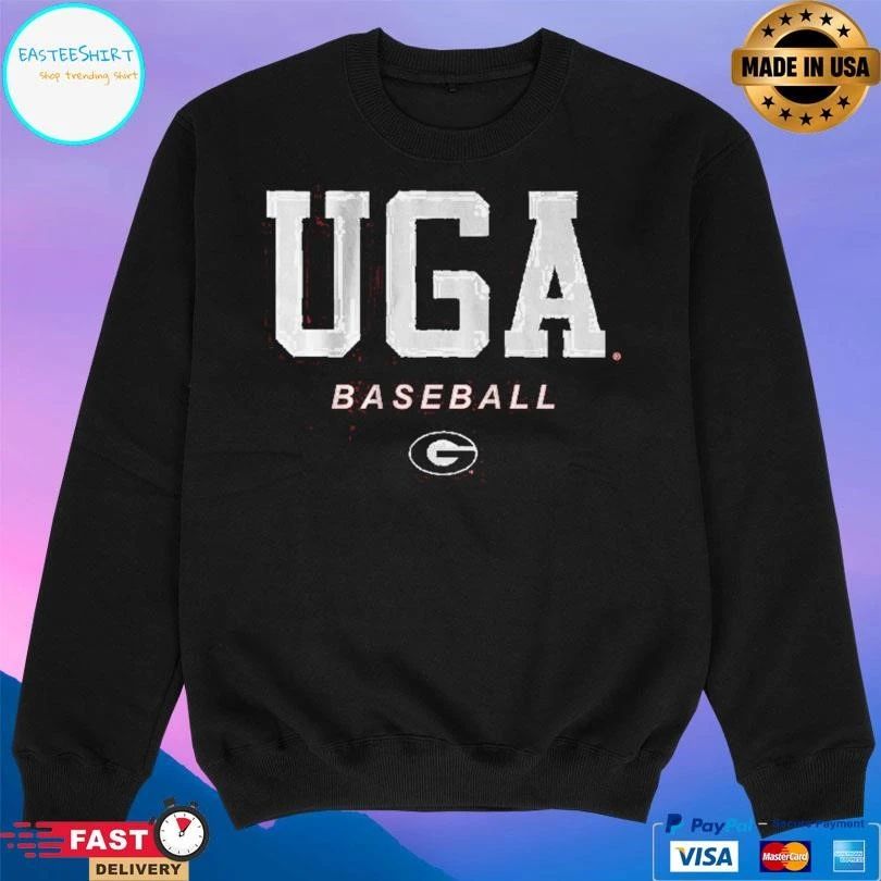 Georgia Bulldogs Baseball Wordmark And Logo T-shirts