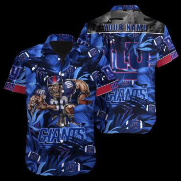 Personalized New York Giants Midnight Victory Hawaiian Shirt