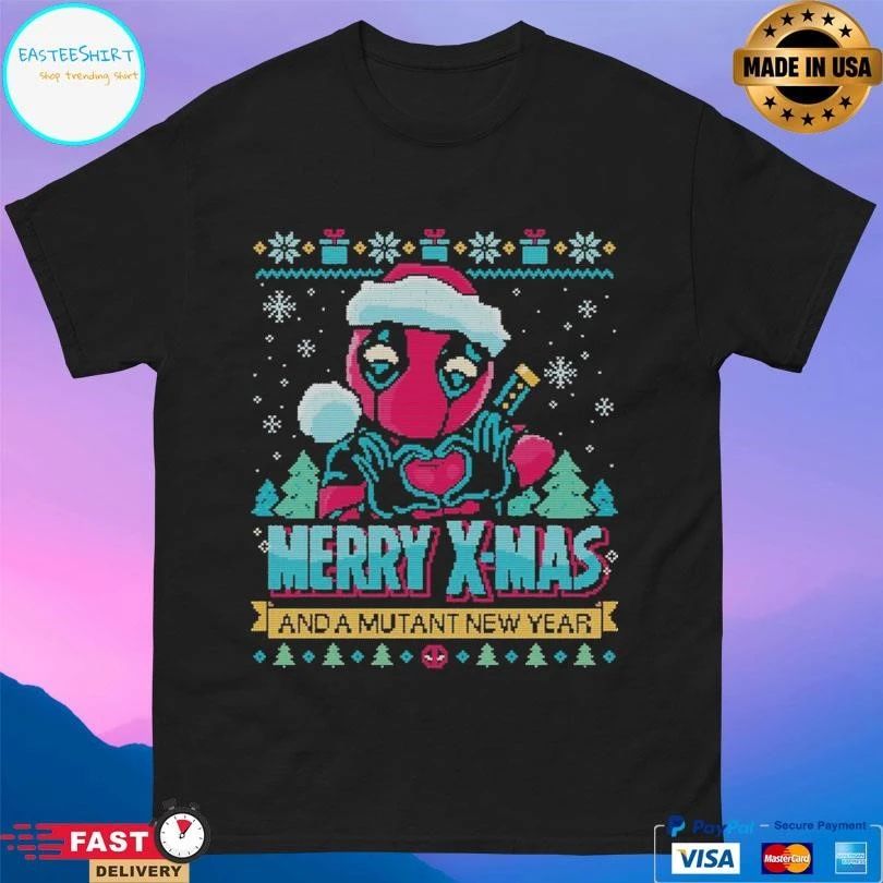 Merry X-Mas And A Mutant New Year Christmas 2025 T-shirts