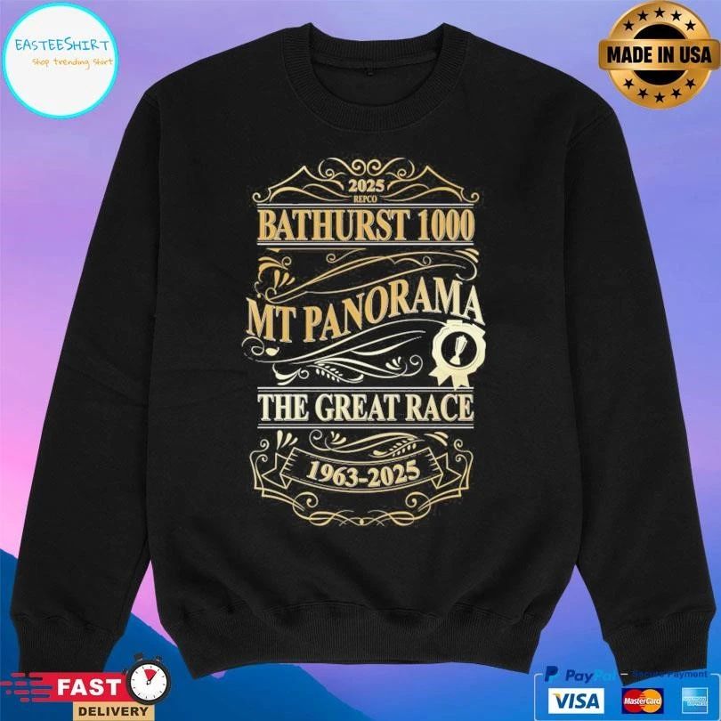 Bathurst 1000 Mt Panorama The Great Race 1963-2025 T-shirts