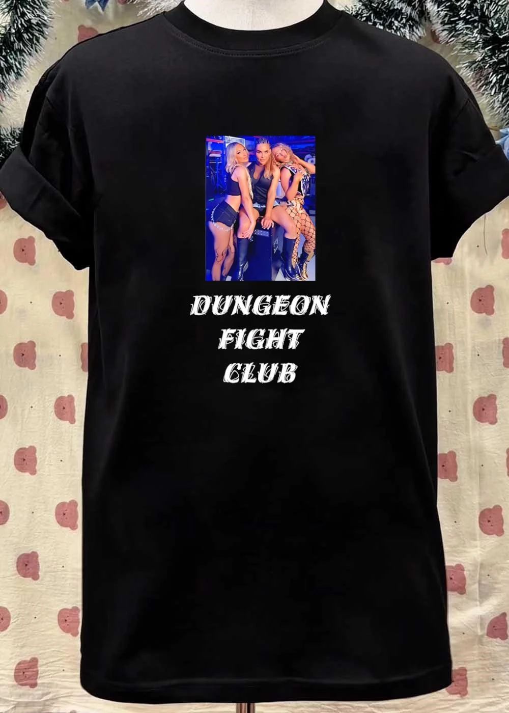 Women Posing In The Dark DUNGEON FIGHT CLUB T-Shirt