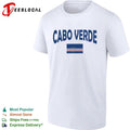 Cabo Verde World Cup Flag Soccer National Team T-shirt