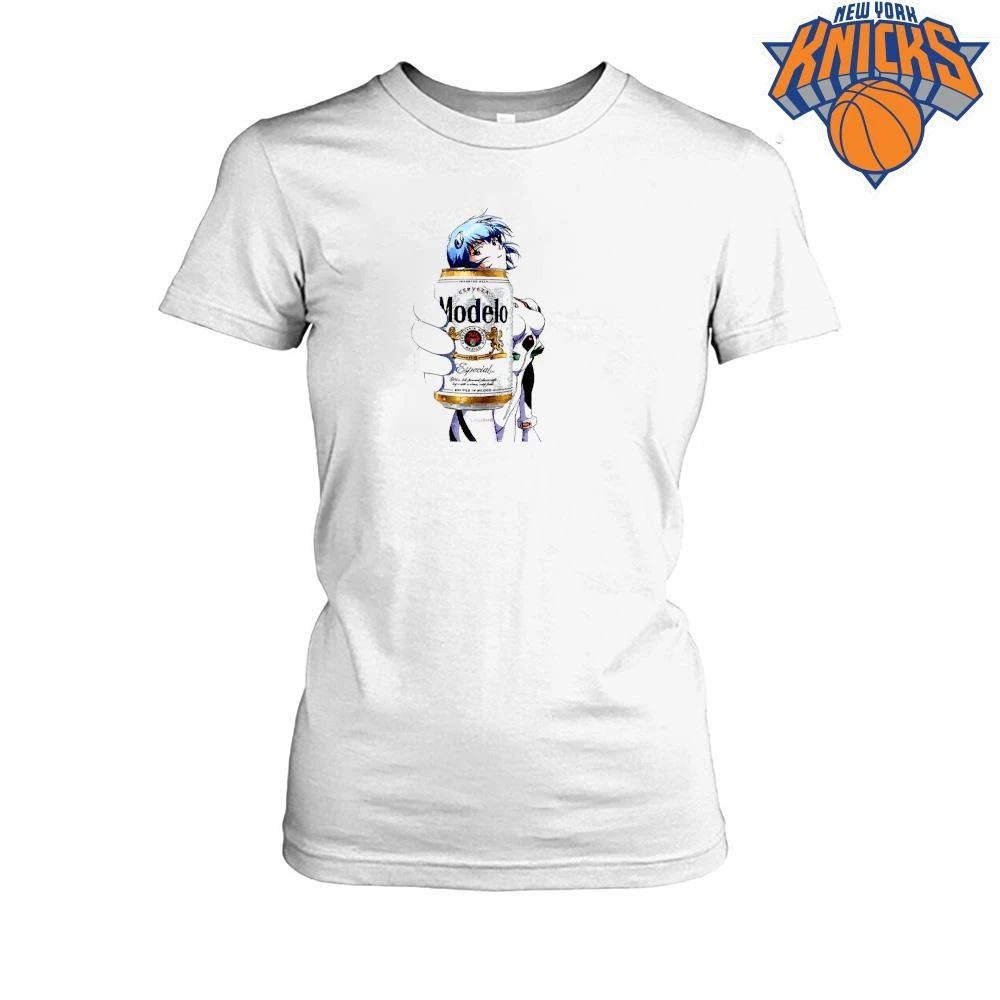Rei Ayanami Holding Modelo Beer Can Neon Genesis Evangelion shirt