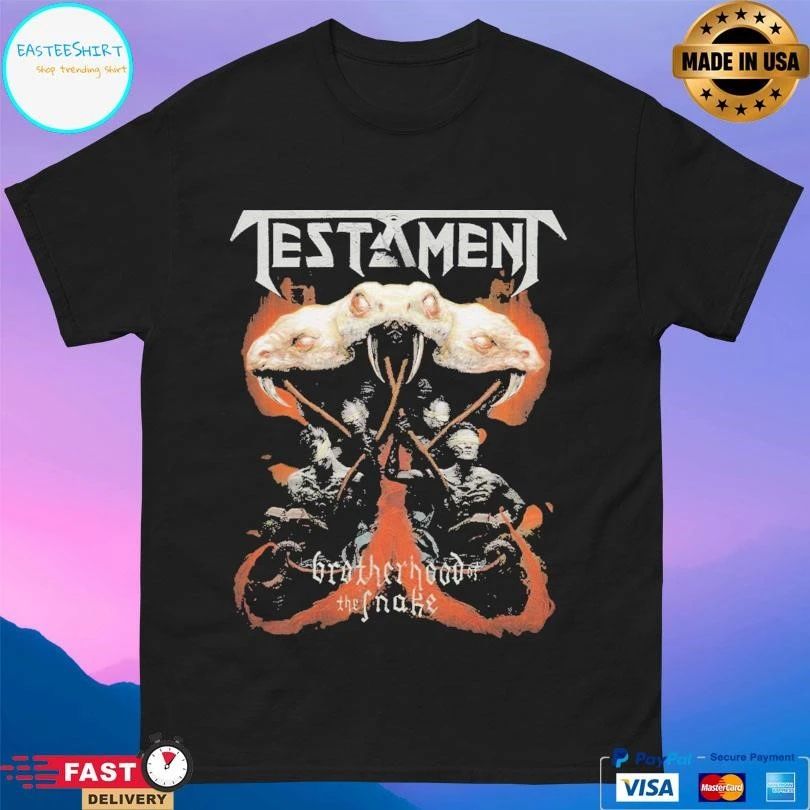 Testament Brotherhood Of The Snake T-shirts