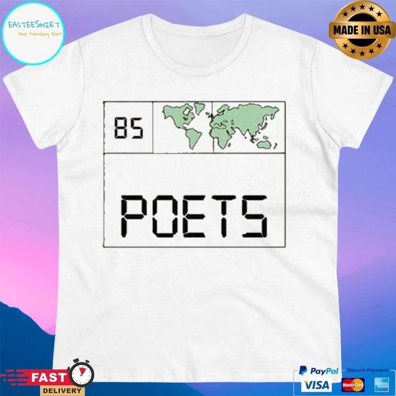 Poets Brand World Clock T-shirts