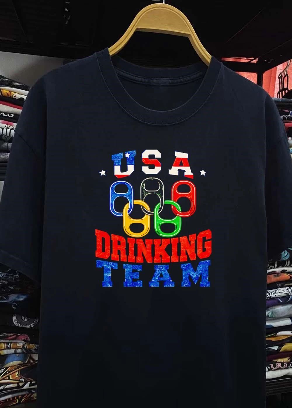 USA Drinking Team Olympic Style Patriotic Apparel Shirt