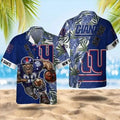 New York Giants Jungle Rush Hawaiian Shirt