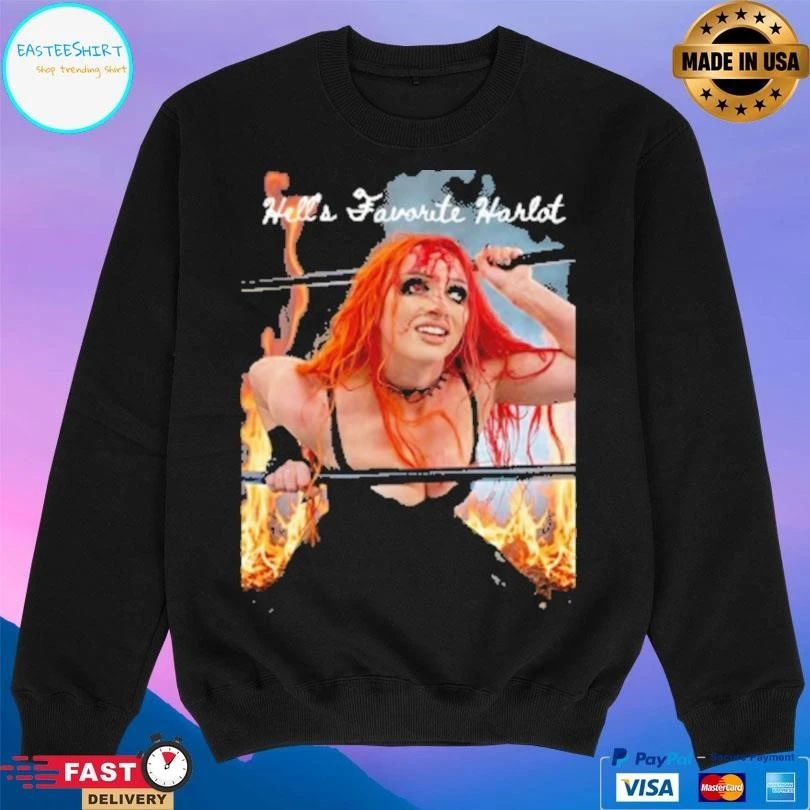 Priscilla Kelly Hell’s Favorite Harlot Bleeding For The Fame T-shirts