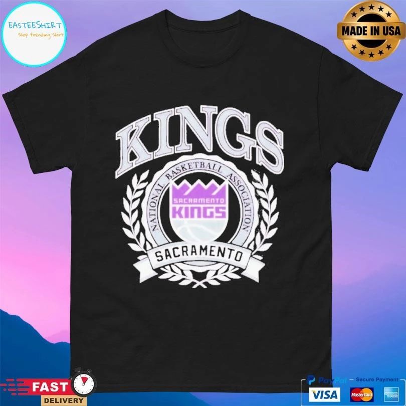 Sacramento Kings Basketball Nba Crest Logo T-shirts