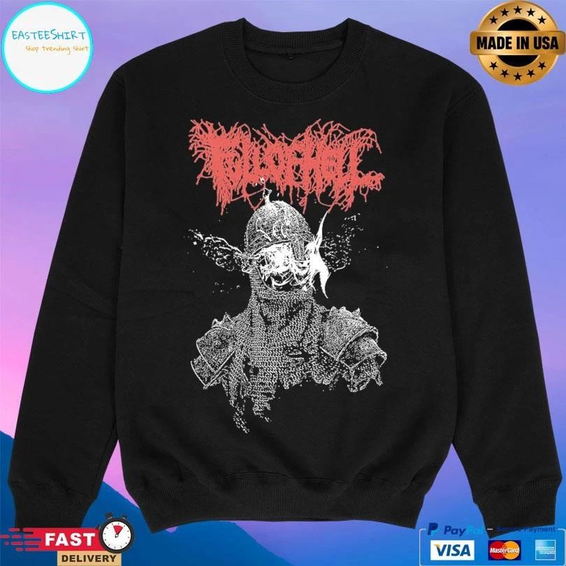 Full Of Hell Fallen Bat Knight T-shirts