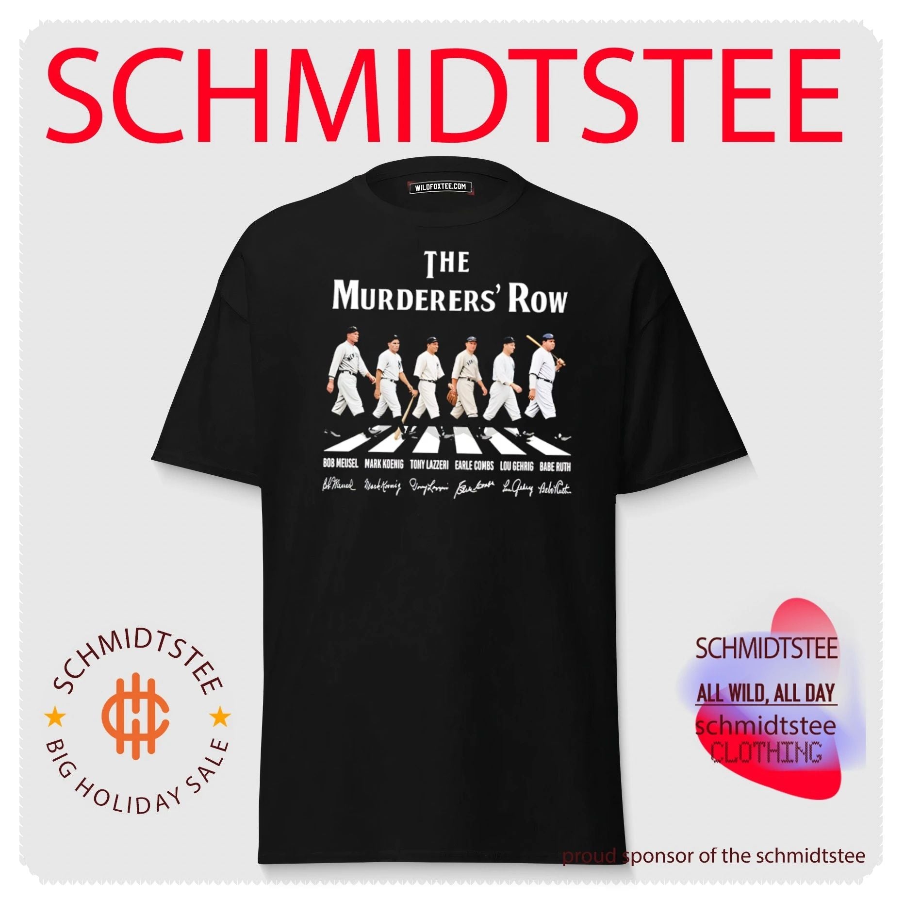 New York Yankees the Murderers’ Row Abbey Road signature shirt
