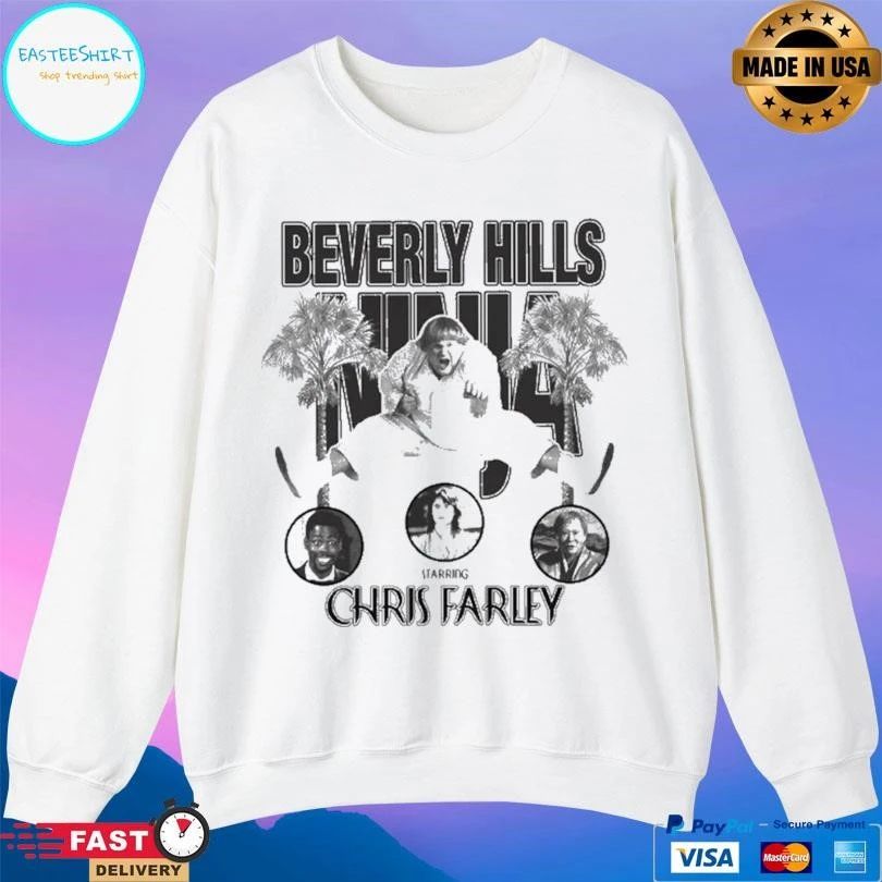 Beverly Hills Ninja Starring Chris Farley T-shirts