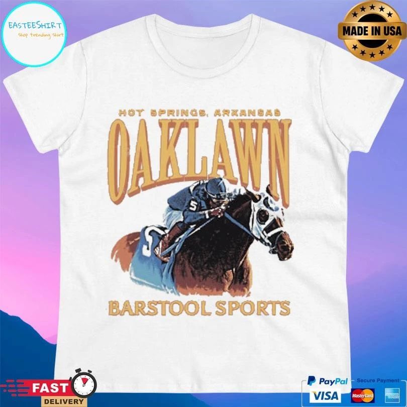 Springs Arkansas Oaklawn X Barstool Sports Heritage T-shirts