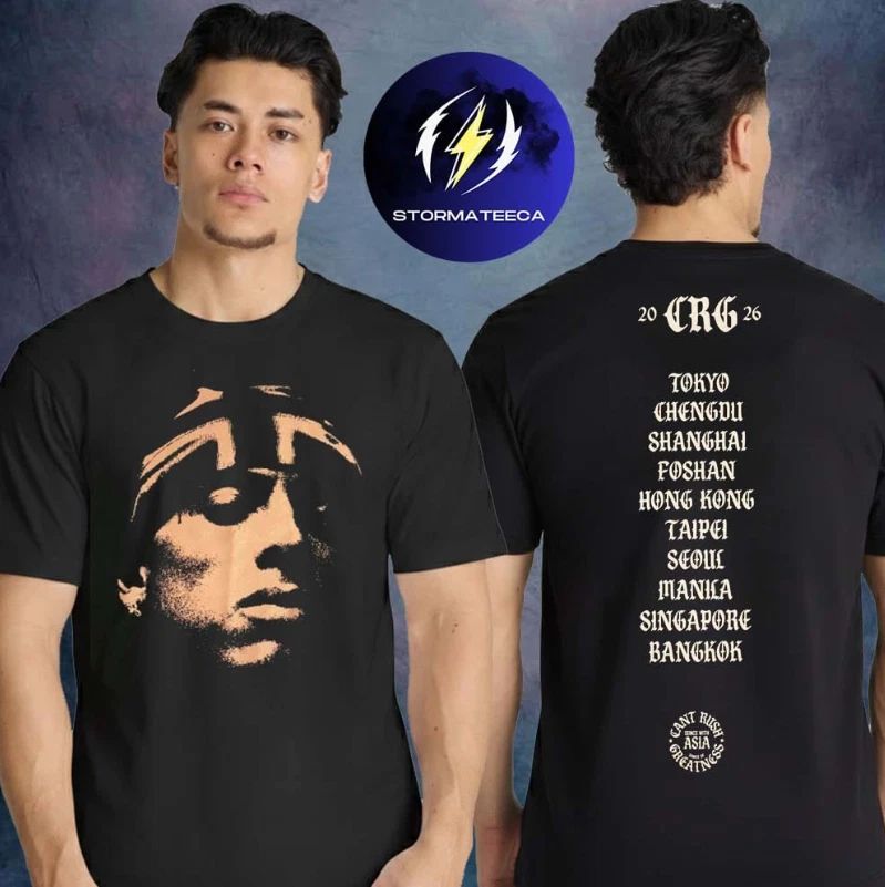 Central Cee Merch Asia Tour 2026 Photo Two Sided Unisex T-Shirt
