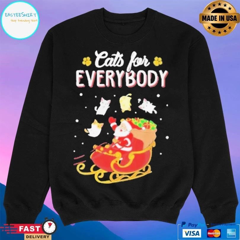 Robert Halford Cats For Everybody Christmas T-shirts