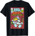 Retro Dairy Product Cheese & Milk Funny For Milk Cheese Love T-Shirt
