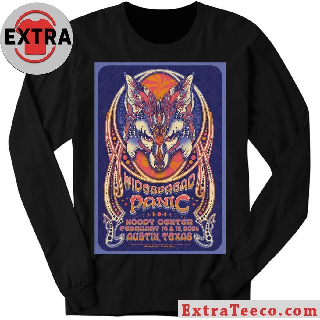 Original Widespread Panic Austin TX On Feb 14-15 2026 Tour Poster Shirt