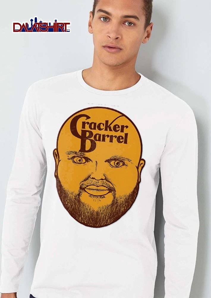 Cracker Barrel JD Vance Parody Line Art Portrait Oval Head shirt