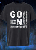 Yukihe YT Takiyama Exclusive Live 2025 Next Giant Leap Go On Dark Sky Freedom Eyes Loud Feedback Edge of the World Turn on Headlight Midnight Distortion T-Shirt