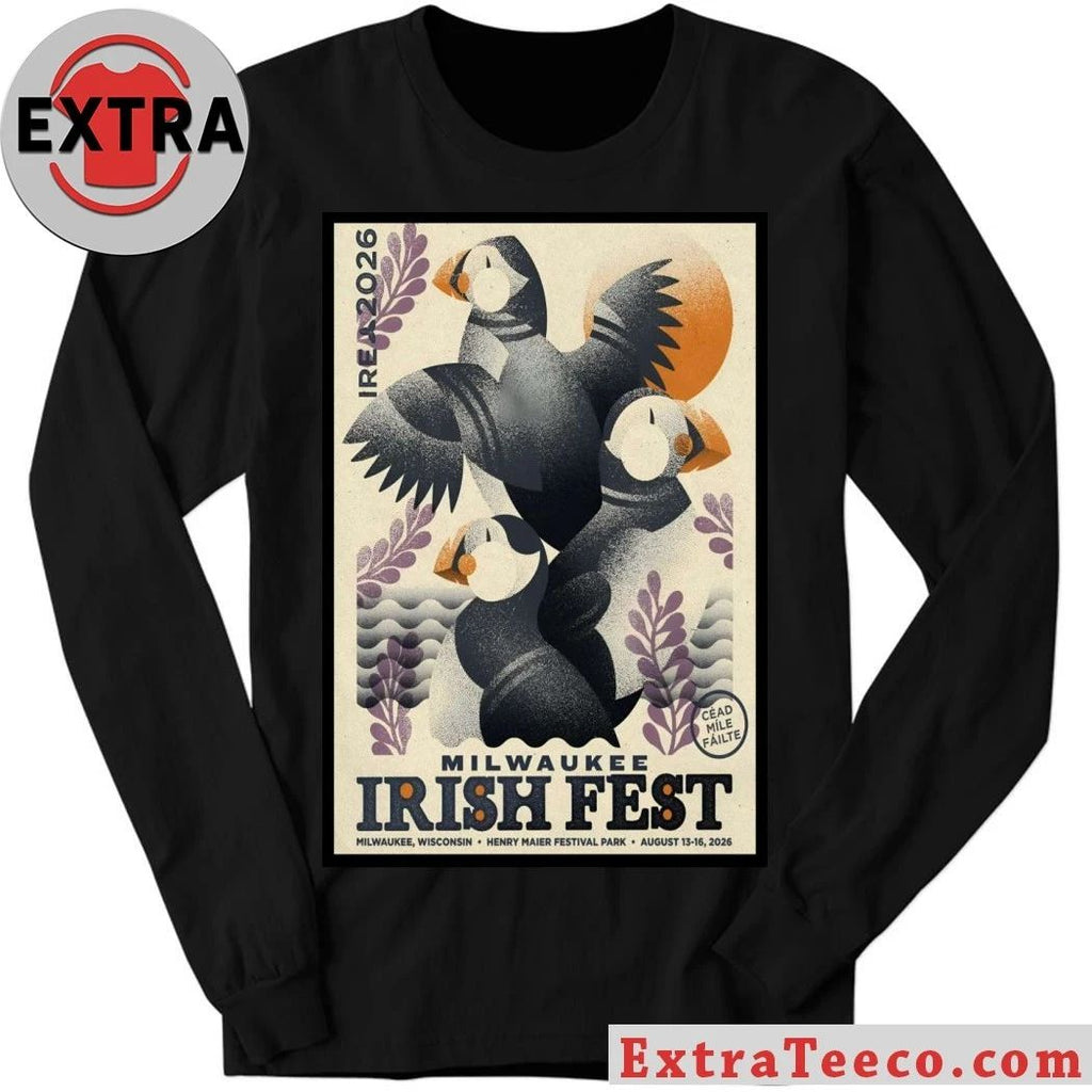 Milwaukee Irish Fest In Milwaukee WI On Aug 13-16 2026 Event Poster T-Shirt